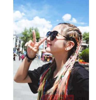 比较浅易的女生脏辫编法，女生日常脏辫图片大全